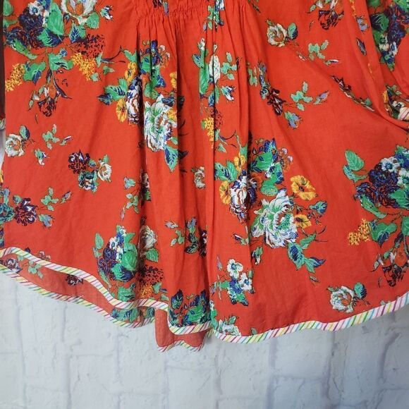 RUBY YAYA Floral Boho Top Made in India Small - Picture 6 of 10
